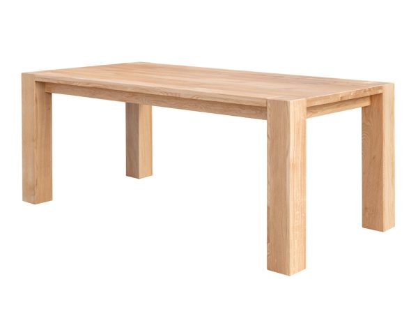 Nowoczesny stół z litego dębu w stylu skandynawskim