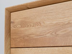 Miniaturka 5 - Narożnik korpusu z litego dębu z naturalnym rysunkiem