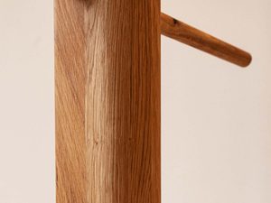 Miniaturka 4 - Ławka do przedpokoju z półką i klasycznym blatem dębowym