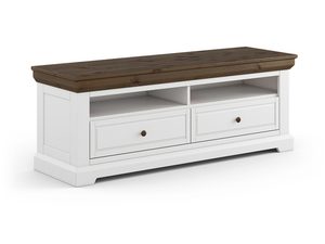 Miniaturka 8 - Szafka RTV z szufladami i półkami w stylu skandynawskim