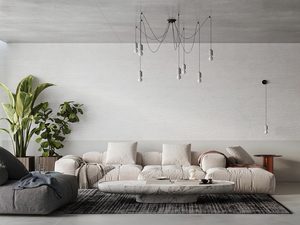 Miniaturka 5 - Industrialna lampa spider z przewodami poprowadzonymi na haczykach