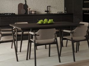 Miniaturka 9 - Industrialna kuchnia z lampami drucianymi LED nad stołem