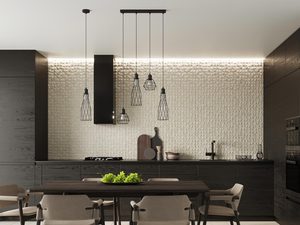 Miniaturka 6 - Wnętrze kuchni z lampami LED w stylu retro loft