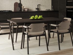 Miniaturka 7 - Nowoczesna jadalnia z czarnymi lampami w układzie szeregowym