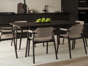 Miniaturka 7 - Kuchnia z ciemnymi frontami i lampami drucianymi