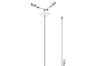 Miniaturka 8 - Schemat wysokości lampy wiszącej