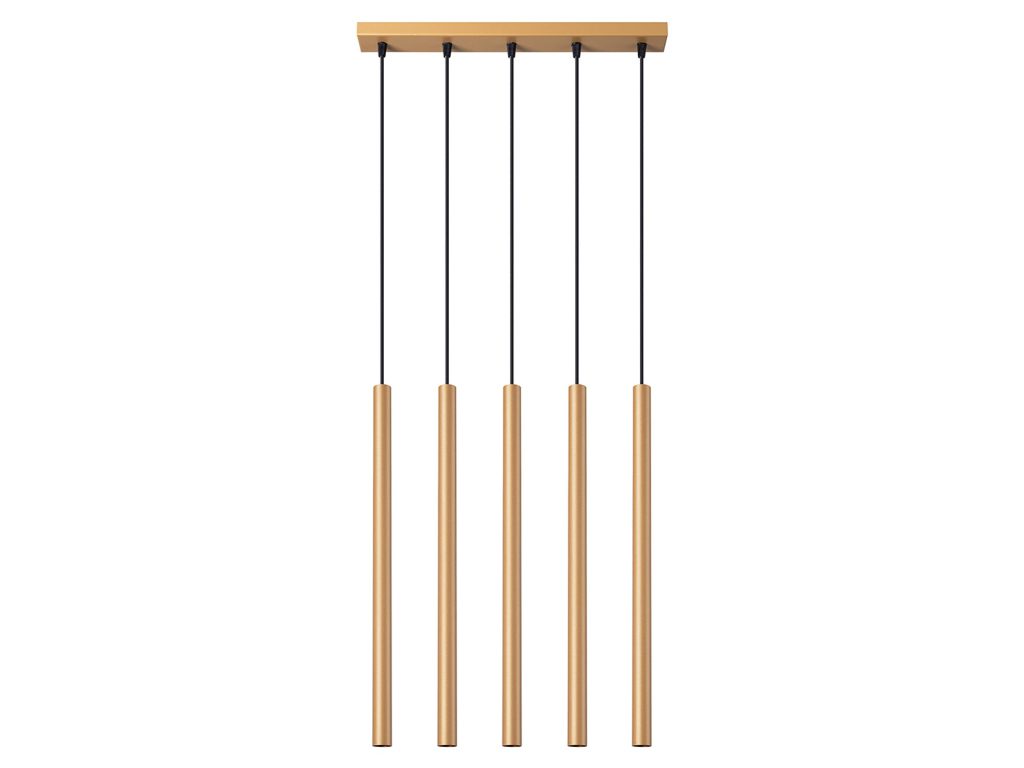 Lampa Wisząca AUREO 5L Złoty Design 5x8W LED 45cm