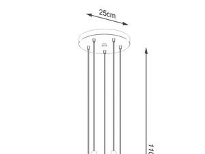 Miniaturka 24 - Schemat wymiarów tub wiszących: