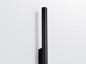 Miniaturka 8 - Czarna tuba ścienna LED z prostą bazą i matowym wykończeniem