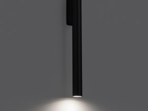 Miniaturka 9 - Czarny kinkiet pionowy LED w nowoczesnym stylu loftowym