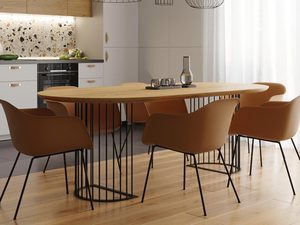 Miniaturka 6 - Czarny kinkiet LED z dekoracyjnym efektem świetlnym