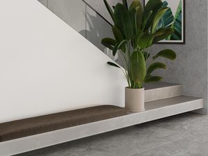 Miniaturka 12 - Czarna lampa ścienna LED nad schodami w nowoczesnym wnętrzu