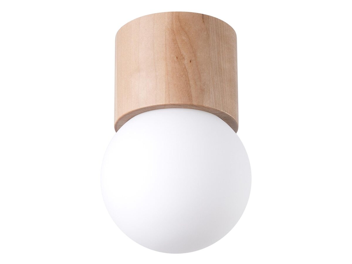 Elegancki Plafon BOOMER 8 Drewniany G9 8W LED