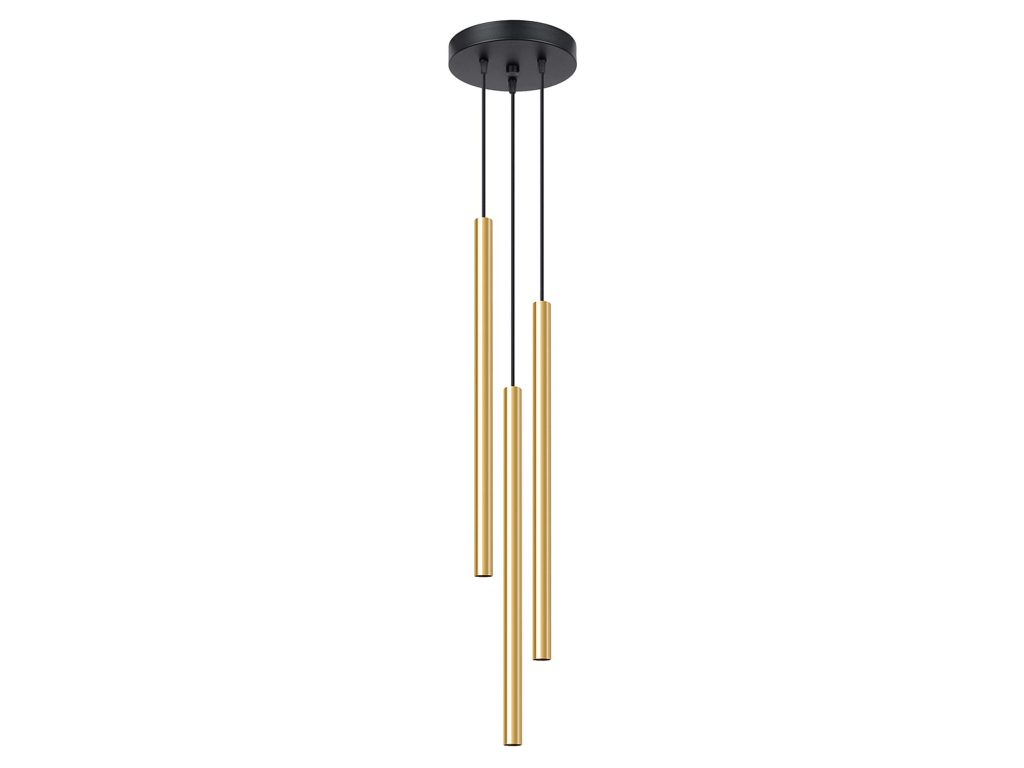 Lampa Wisząca AUREO 3P Złoty Połysk 3x G9 LED 90cm