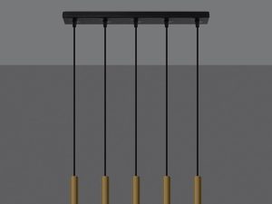 Miniaturka 3 - Pięć złotych tub w aranżacji loftowej nad wyspą kuchenną