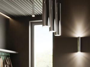 Miniaturka 5 - Aranżacja wnętrza z wiszącymi lampami tubowymi