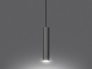 Miniaturka 3 - Wisząca lampa LED typu tuba, wykończenie stalowe