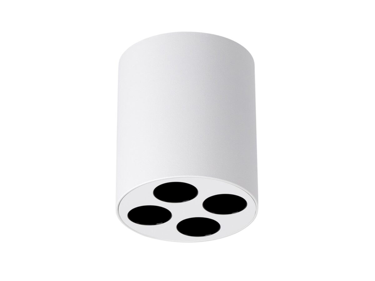 Plafon LED ZOE Biały/Czarny 9W 4000K Nowoczesny Design