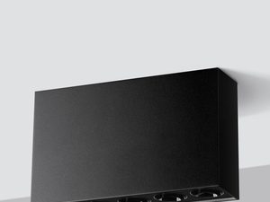 Miniaturka 1 - Oprawa sufitowa natynkowa LED w kolorze czarnym, prostokątna