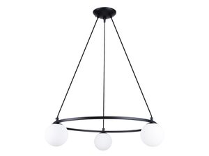 Miniaturka 10 - Nowoczesna lampa wisząca z białymi kulami LED