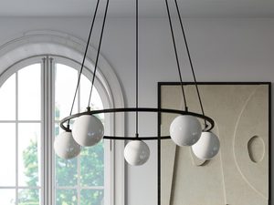 Miniaturka 5 - Lampa z okrągłymi kloszami