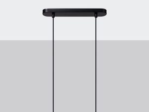 Miniaturka 2 - Lampa wisząca z dwoma kloszami z betonu, styl loftowy