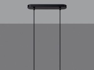 Miniaturka 3 - Betonowe klosze wiszące w ciemnym industrialnym wnętrzu