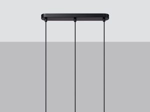 Miniaturka 2 - Trzy lampy LED z kloszami z betonu, aranżacja industrialna