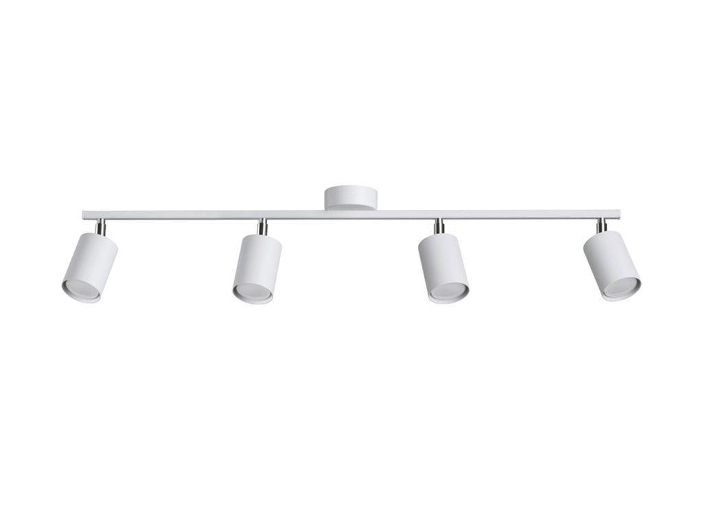 Plafon LED LUMINO 4L Biały 10W GU10
