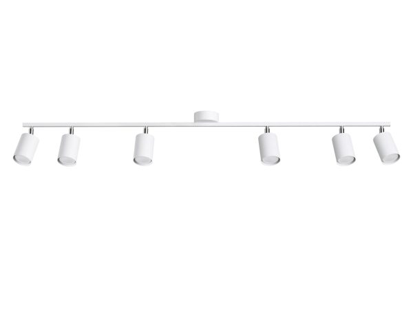 Sufitowa listwa oświetleniowa z reflektorami LED, styl minimalistyczny