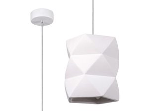 Miniaturka 1 - Geometryczna lampa wisząca z matowym wykończeniem