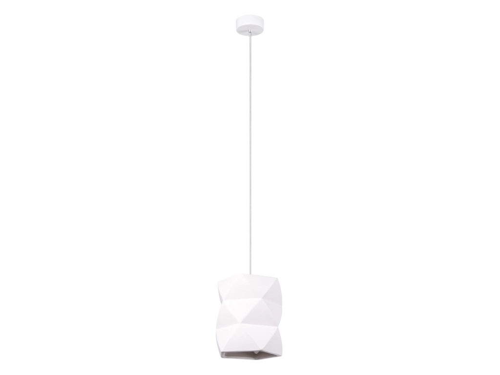 Ceramiczna Lampa Wisząca GOBI Biały E27