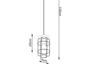Miniaturka 8 - Rysunek techniczny lampy wiszącej