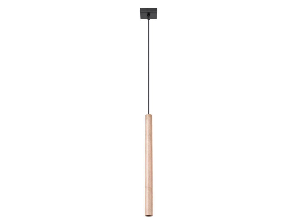 Naturalna Lampa Wisząca Drewno ARBOR 1 8W LED
