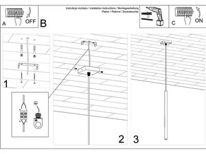 Miniaturka 9 - Instrukcja montażowa lampy LED