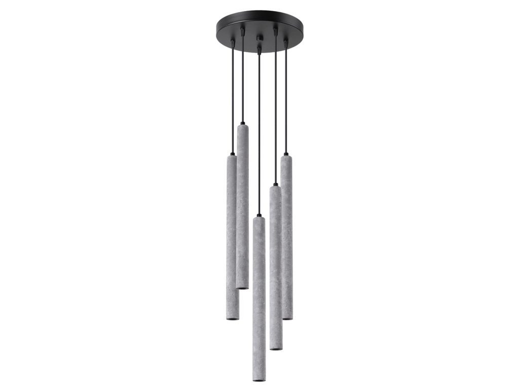 Elegancka Lampa ARBOR 5P Beton 5 Punkty Światła G9