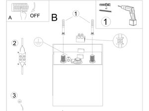 Miniaturka 28 - Zbliżenie techniczne: lampa LED natynkowa, nowoczesny design