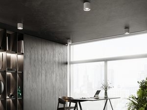 Miniaturka 6 - Czarna lampa LED montowana natynkowo – nowoczesna elegancja