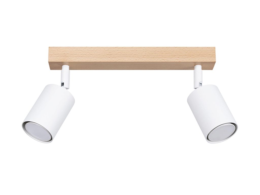 Plafon CLARIS 2 w Stylu Loft Biały 46cm GU10 LED