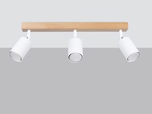 Miniaturka 1 - Reflektory LED w kolorze białym na tle jasnoszarej ściany