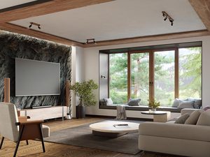 Miniaturka 6 - Lampy sufitowe w eleganckiej aranżacji salonu