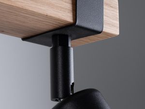 Miniaturka 3 - Plafon Nowoczesny Czarny 2x15W LED – ZARA 2