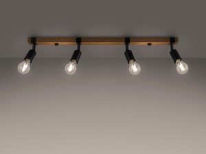 Miniaturka 2 - Cztery reflektory na drewnianej belce