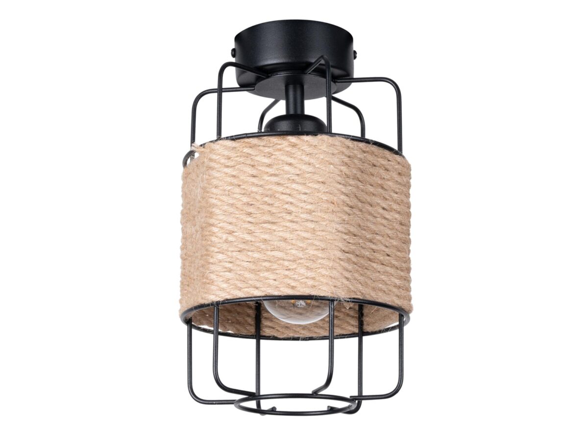 Lampa Sufitowa Uniwersalna 15cm Czarna – GIZAR