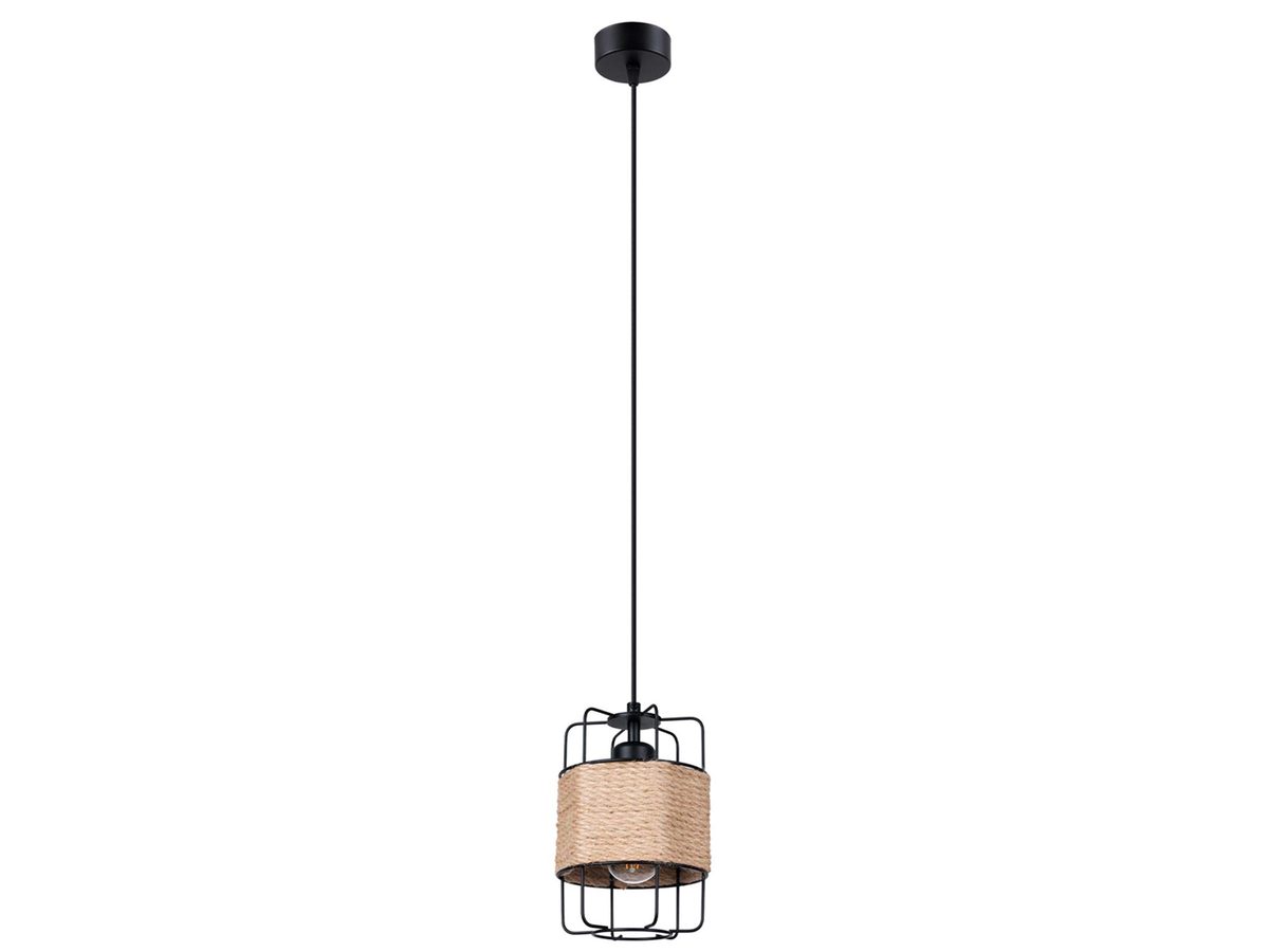 Lampa Wisząca Czarna E27 15W LED – GIZAR 1