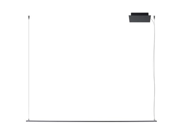 Minimalistyczna lampa wisząca koloru czarnego