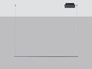 Miniaturka 2 - Rzut z boku minimalistycznej lampy LED z przewodem