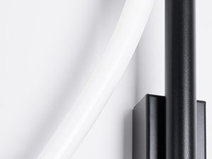 Miniaturka 3 - Lampa ścienna LED z giętym profilem i białym światłem, styl futurystyczny