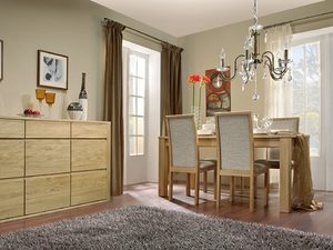 Miniaturka 4 - Drewniany stół jadalniany z elegancką oprawą