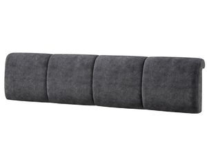 Miniaturka 1 - Ciemnoszary zagłówek z pikowaniem do łóżka